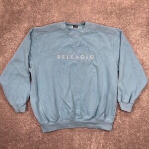 Vintage Bellagio Sweater Adult Extra Large Las Vegas Embroidered Crewneck 90s